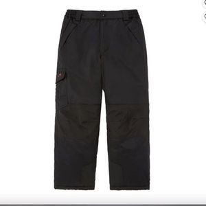 LIKE NEW NWOT BOYS VERTICAL 9 WIND RESISTANT SNOW & SKI BLACK PANTS SIZE SMALL